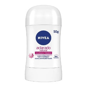 Nivea Aclarado Natural Solid Stick Whitening Deodorant 50g Classic Touch
